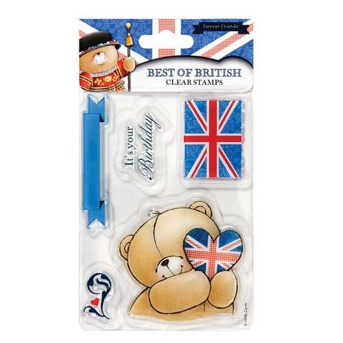 Great big Hugs Best of British Mini Clear Stamps